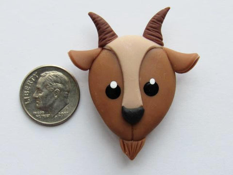 Needle Minder ~ Brown Goat (Clay)