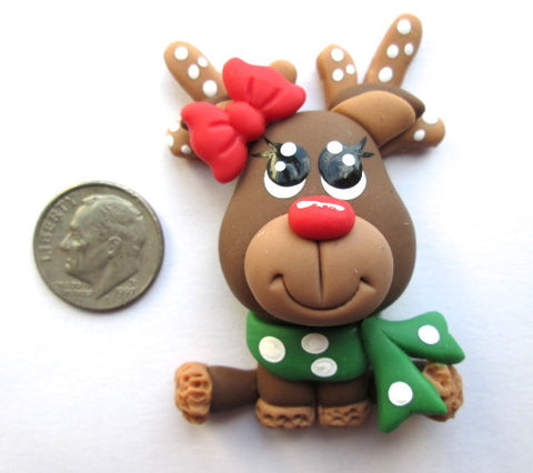 Needle Minder - Robin Reindeer (Clay)
