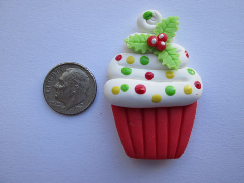 Needle Minder - Merry Christmas Cupcake (Clay)