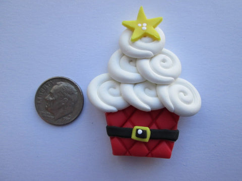 Needle Minder - Santa's Cupcake (Clay)