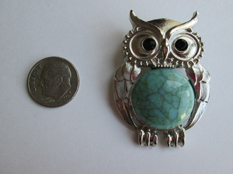 Needle Minder ~ Turquoise Owl #2
