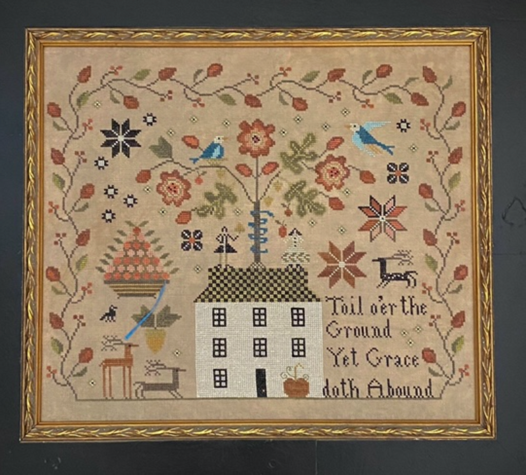 Plum Street Samplers ~ Grace Doth Abound