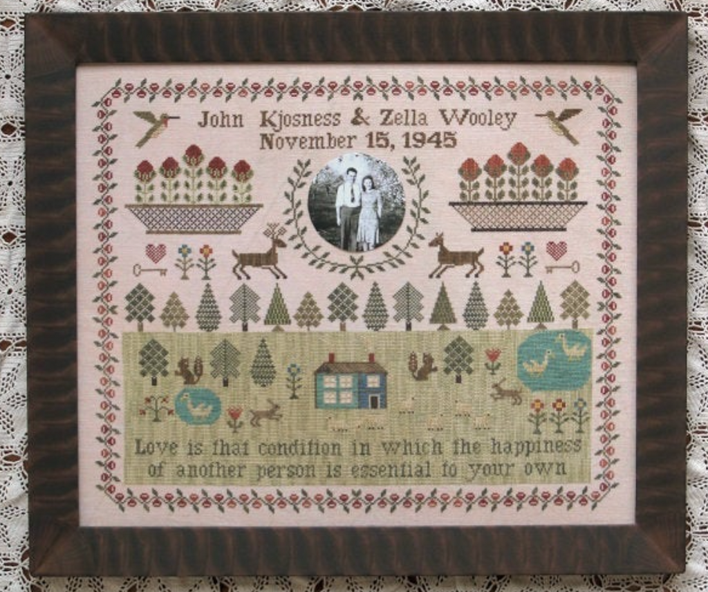 Heartstring Samplery ~ Wedding Sampler