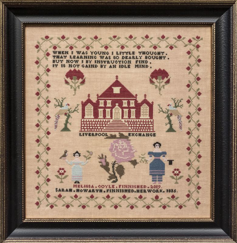 Hands Across The Sea Samplers ~ Sarah Howarth 1835
