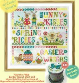 Tiny Modernist ~ Easter Wishes 3 Part SAL Part 3 - Easter Wishes