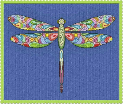 Alessandra Adelaide Needleworks ~ Happy Dragonfly