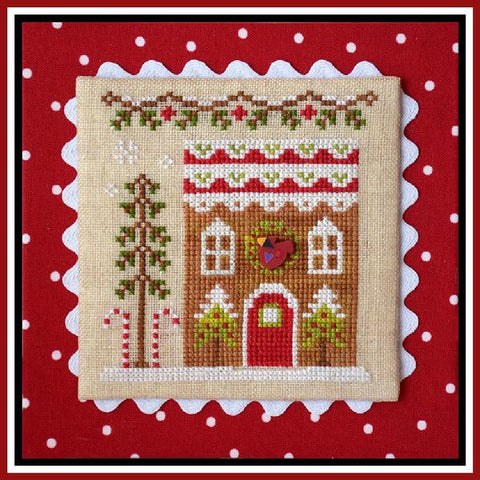 Country Cottage Needleworks ~ Gingerbread Village ~ Gingerbread House #4