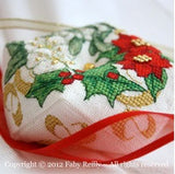 Faby Riley Designs ~ Christmas Wreath Biscornu
