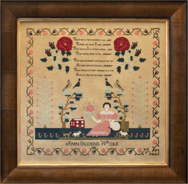 Hands Across The Sea Samplers ~ Ann Ogden 1843