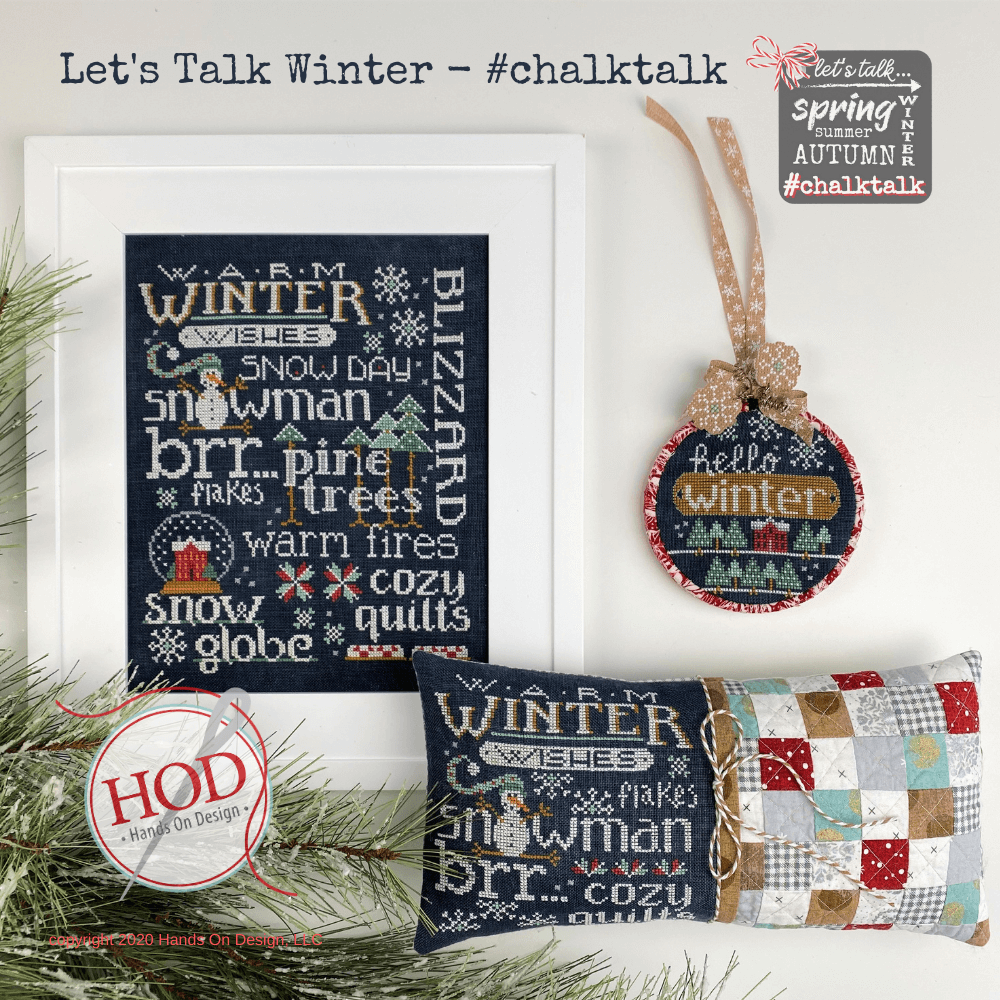 Hands On Design ~ Let's Talk Winter (Chalk Talk)