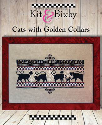 Kit & Bixby ~ Cats with Golden Collars