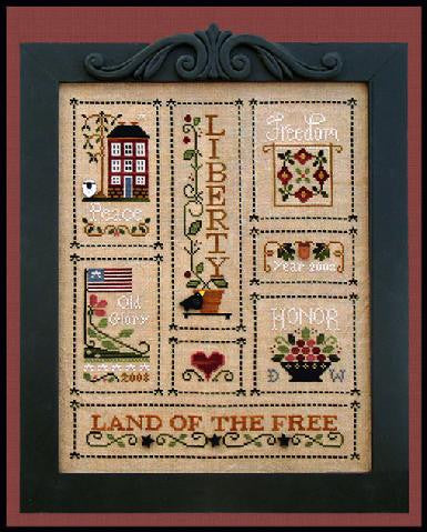 Little House Needleworks ~ Heart Of America (Chart Only)