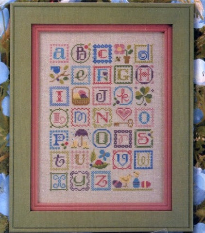 Lizzie Kate Charts ~ Spring Alphabet w/embs