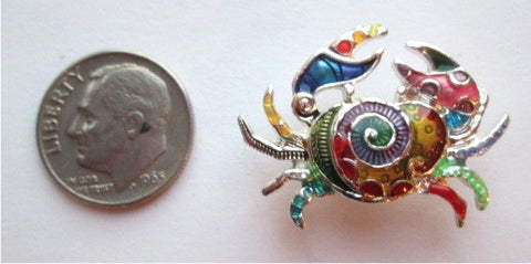 Needle Minder ~ Small Colorful Crab