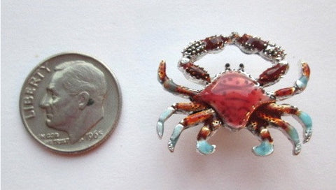 Needle Minder ~ Small Red Crab
