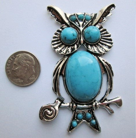 Needle Minder ~ Turquoise Owl