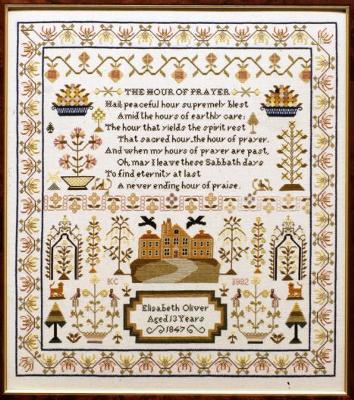 Moira Blackburn Designs ~ Elizabeth Oliver Sampler