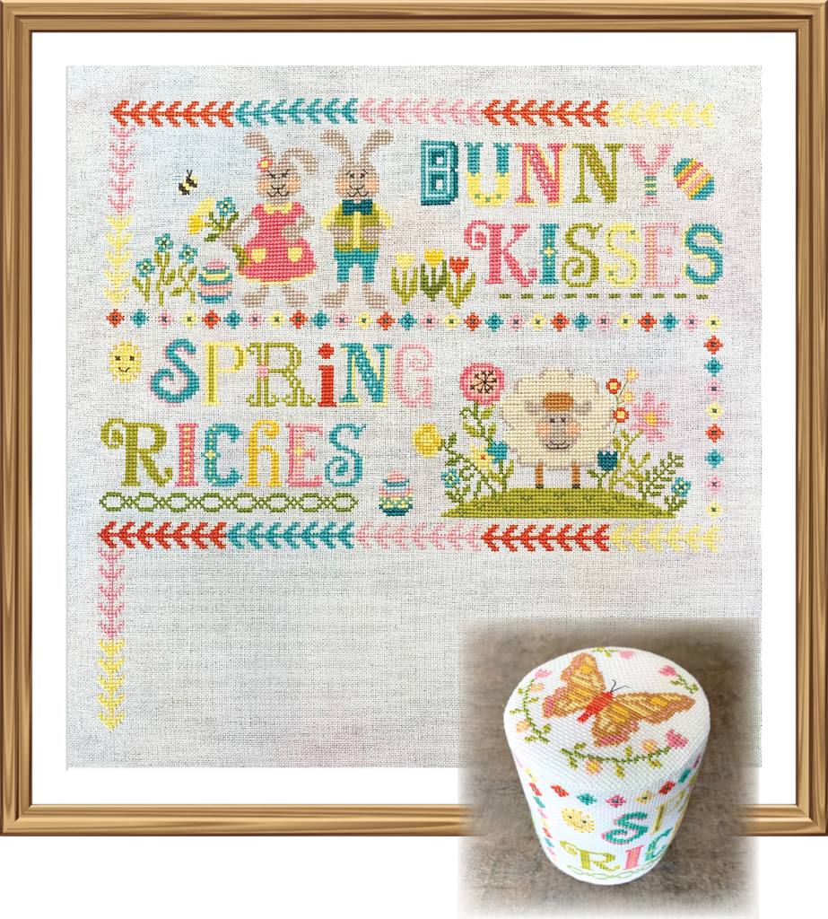 Tiny Modernist ~ Easter Wishes 3 Part SAL Part 2 - Spring Riches