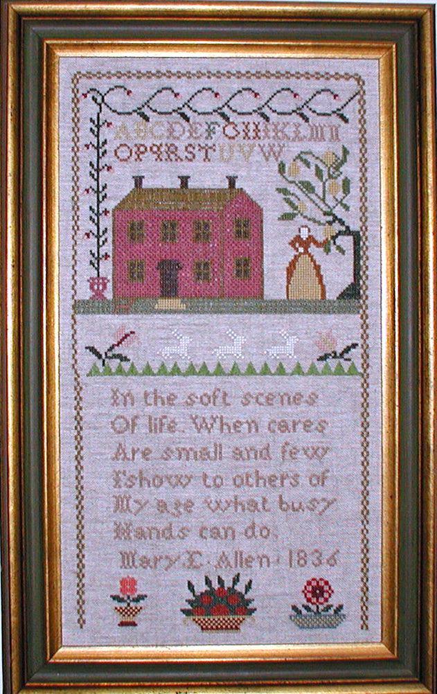 Praiseworthy Stitches ~ Mary E. Allen 1836