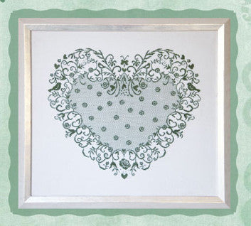 UB Design ~ Spitzenherz (use your favorite color!)