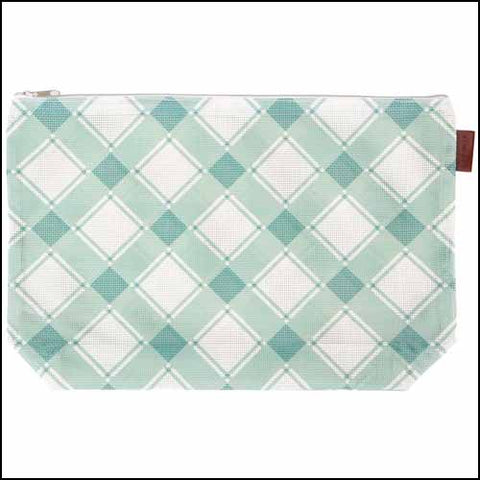 Plaid Mesh Bag - Jade ~ Limited # in-stock!