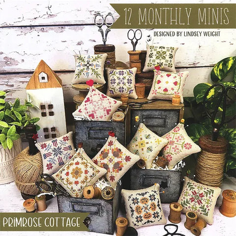 Primrose Cottage Stitches ~ 12 Monthly Mini's