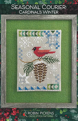 Robin Pickens INC ~ Cardinal's Winter - Seasonal Courier