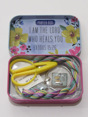 Prayer Box Gift Tin Exodus 15:26~ ONE OF A KIND!!
