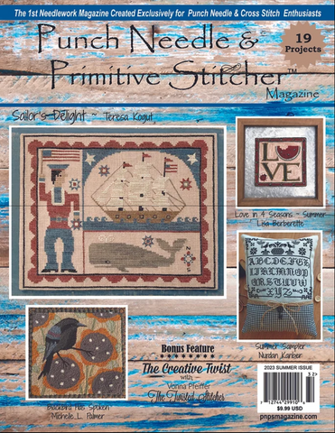 Punch Needle & Primitive Stitcher Magazine ~ 2023 SummerI ssue