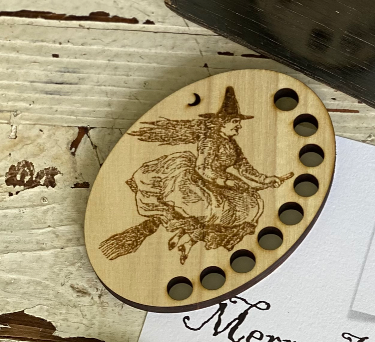 Stacy Nash Primitives ~ Midnight Ride Thread Board (Very LIMITED # Available!)