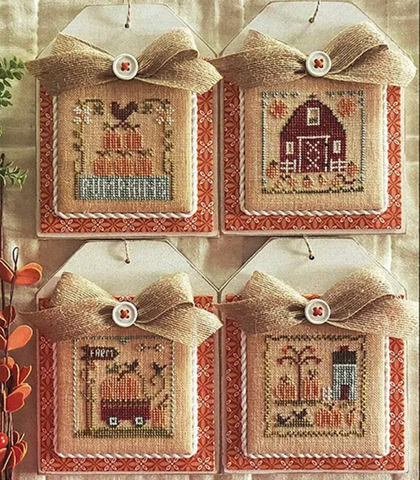 Little House Needleworks ~  Cross Stitch Petites - Pumpkin Farm Petites