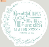Primrose Cottage Stitches ~ Beautiful Things Stickers - Choose Pink OR Aqua!