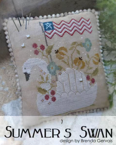 Country Stitches/With Thy Needle & Thread ~ Summer's Swan