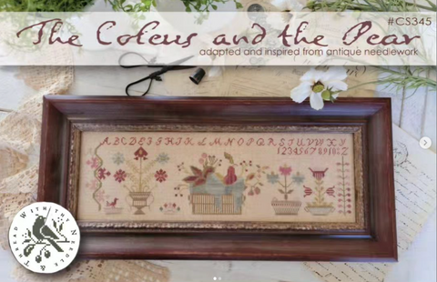 Country Stitches/With Thy Needle & Thread ~ THe Coleus and the Pear