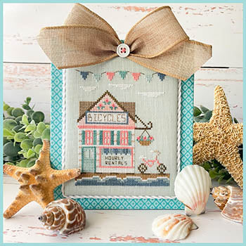 Country Cottage Needleworks ~ Beach Boardwalk #3 ~ Bike Shop