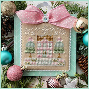 Country Cottage Needleworks ~ Pastel Collection 1 - Christmas House