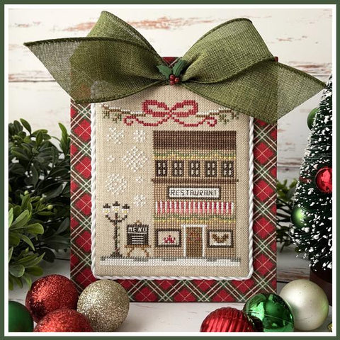 Country Cottage Needleworks ~ Big City Christmas #6 ~ Resturant