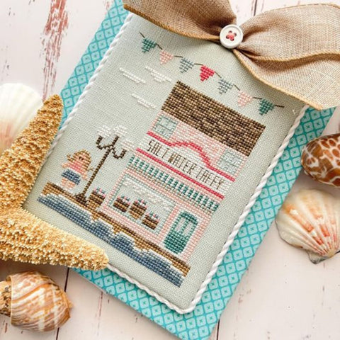 Country Cottage Needleworks ~ Beach Boardwalk #6 ~ Salt Water Taffy Shop