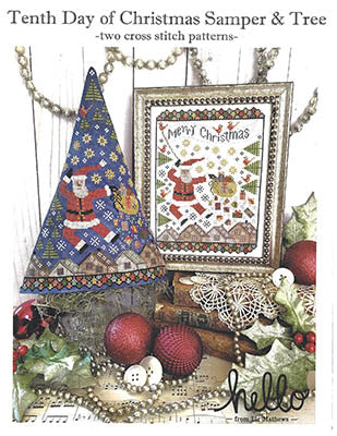 hello from Liz Matthews ~ Tenth Day Of Christmas Sampler and Tree