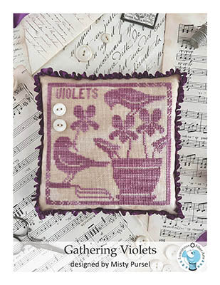 Luminous Fiber Arts ~ Gathering Violets