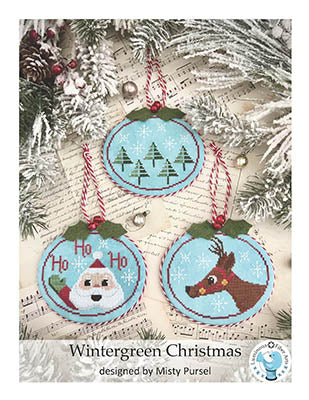 Luminous Fiber Arts ~ Wintergreen Christmas