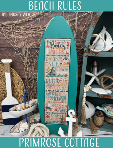 Primrose Cottage Stitches ~ Beach Rules