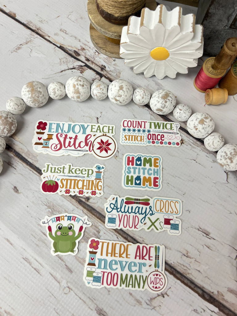Primrose Cottage Stitches ~ Stitchig Stickers