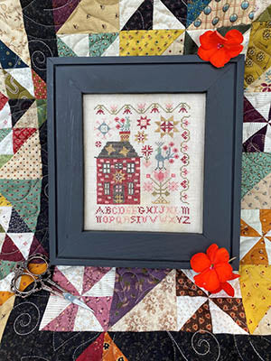 Pansy Patch Stitchery ~  Peacock Manor