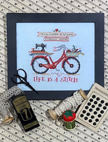 Sue Hillis Designs ~ Life is a Stitch Bike