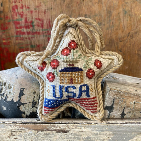 Teresa Kogut ~ USA Star Ornament