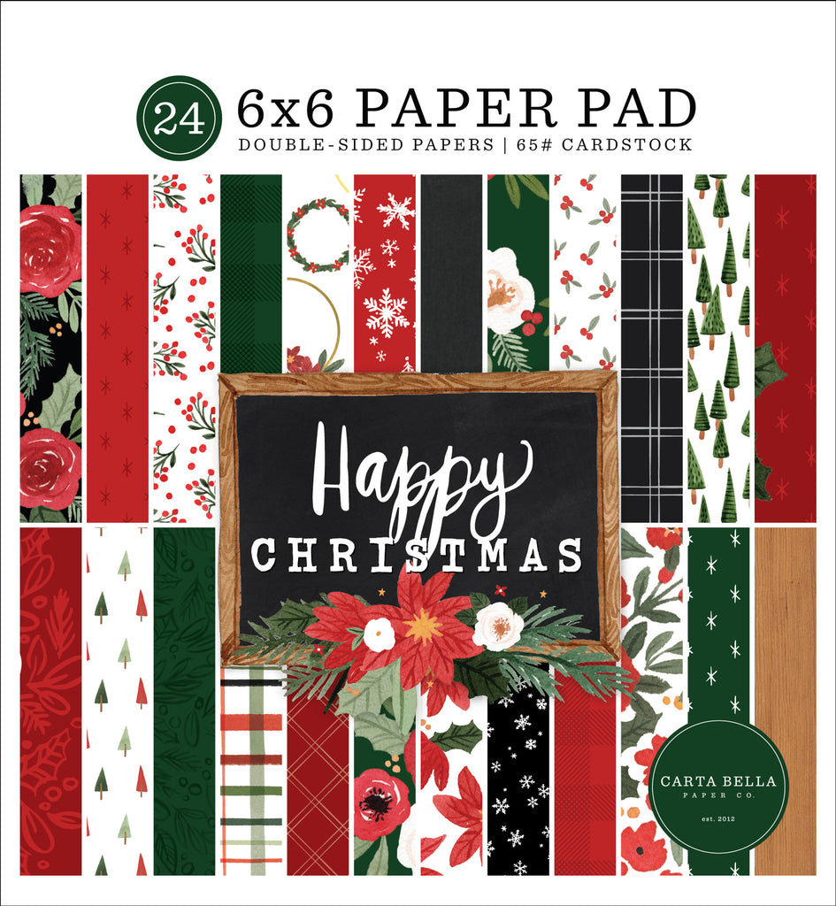 Echo Park ~ Happy Christmas 6x6 Paper Pad