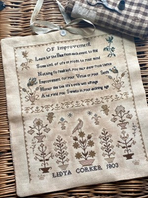 Stacy Nash Primitives ~ Lidya Corker Sampler Sewing Roll