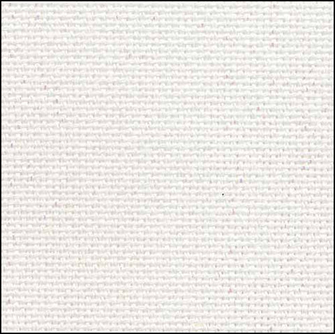 25ct Lugana ~ Opalescent/White ~ Fat 1/4 Plus  31" X 27"