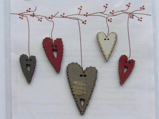 The Bee Company ~ Hearts w/Red